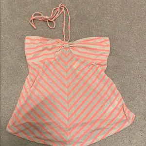 NWT Striped Halter Top